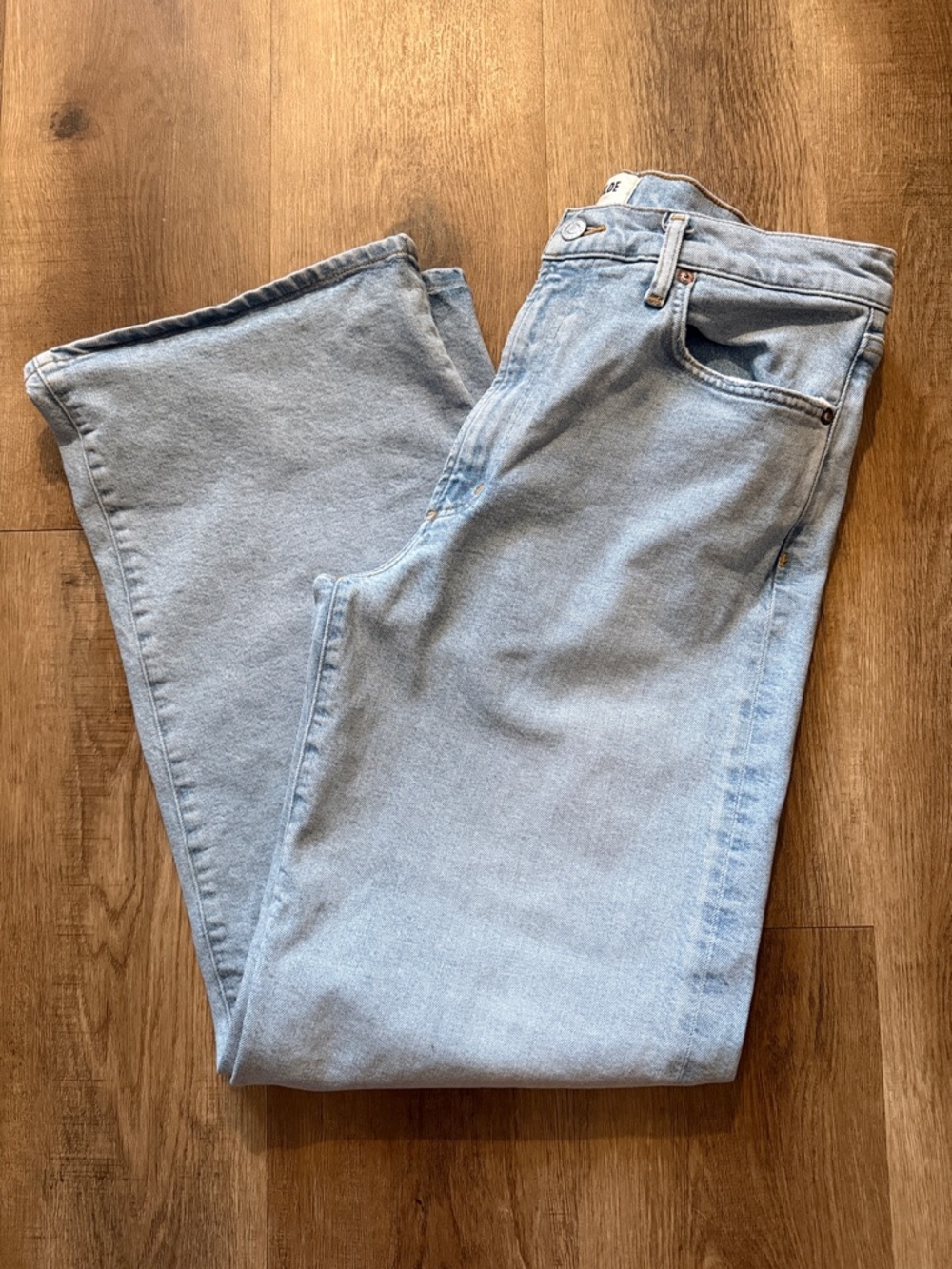 Agolde Wide Leg Jeans Size 30 - Picture 5 of 16